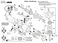 Bosch 0 601 375 1A3 Gws 6-125 Angle Grinder 230 V / Eu Spare Parts